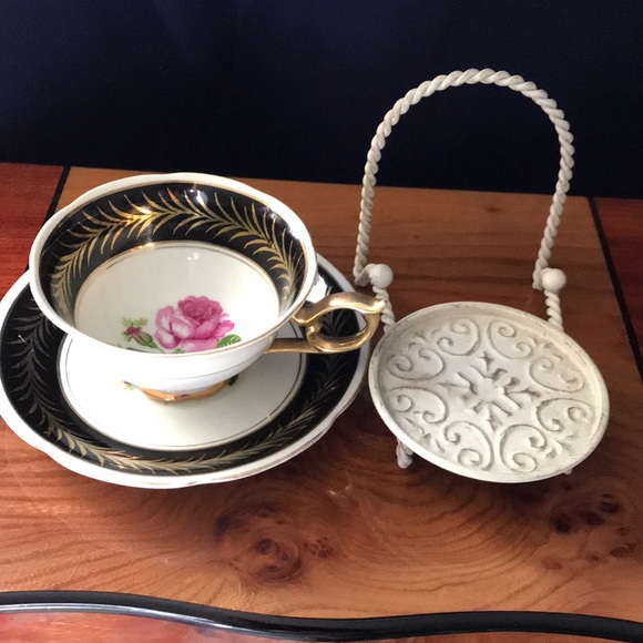 Antique Cup and Saucer Set. Stamped    NW-C - 245 - Picture 2 of 4